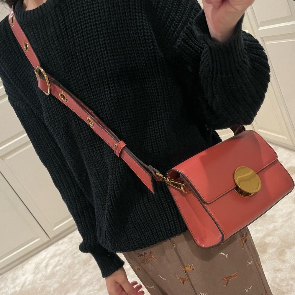 Charles & Keith crossbody bag brick